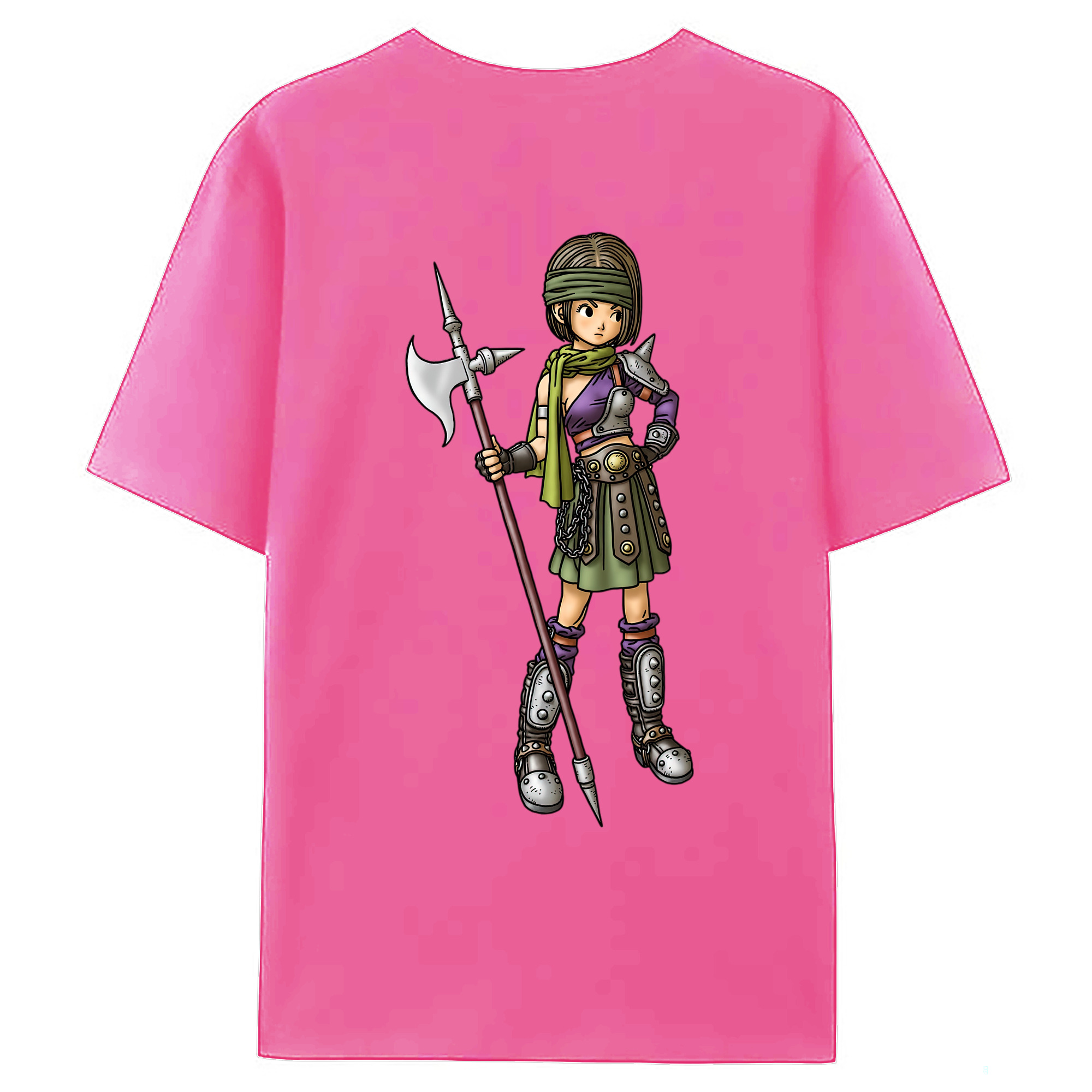 （画像用） ドラゴンクエスト Doragon Kuesuto Dragon Quest レディース半袖Tシャツ(バックプリント)